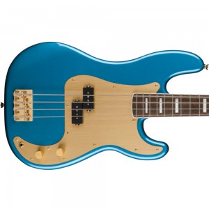 Fender Squier  40th Anniversary Precision Bass, Gold Edition, Lake Placid Blue